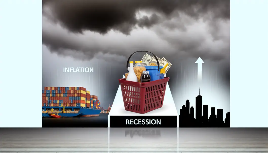 An illustration of trade negotiations symbolizing the ongoing U.S.-China trade war.