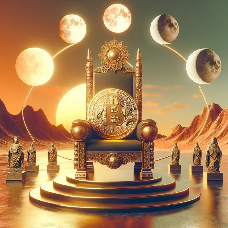Visualizing Bitcoin’s stability amidst fluctuating market trends in cryptocurrency.
